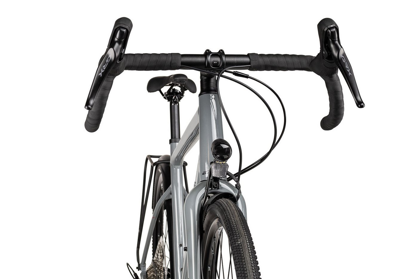 Axess Gravelbike Axess CREED ADV EQ, 12 Gang Shimano GRX RD-RX822, 12-Speed, Shadow Plus Schaltwerk, Kettenschaltung, hydraulische Scheibenbremse schwarz/grau Bild 4