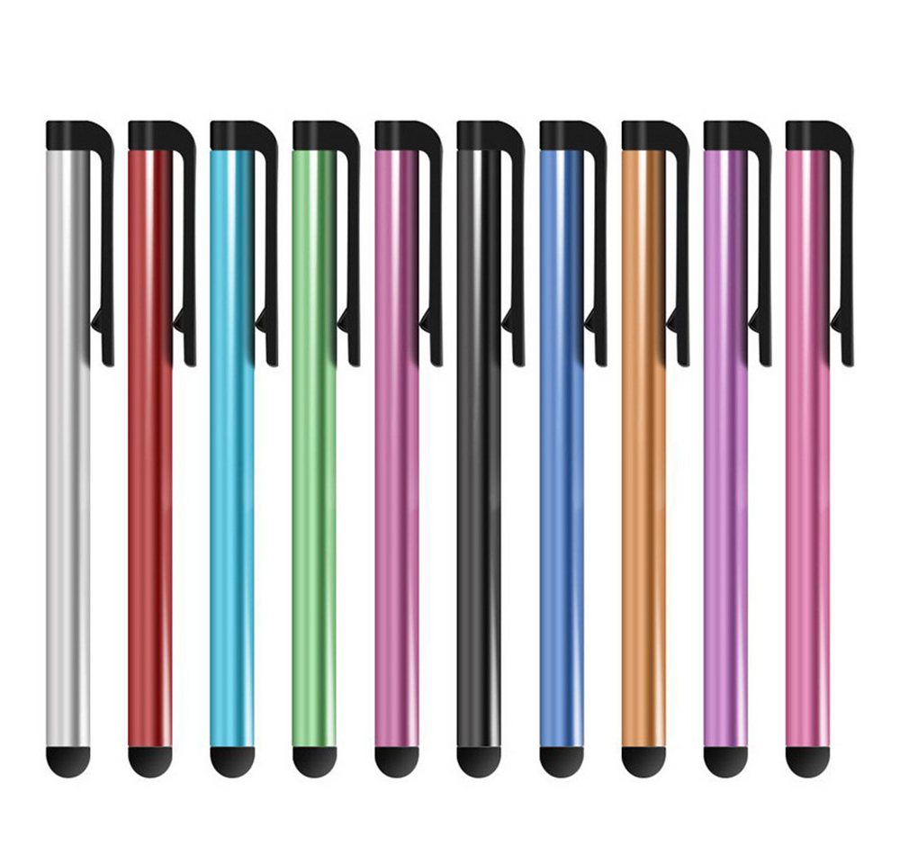 Coonoor Eingabestift 10 Stück Touchstift Stylus Pen Touchscreen Stift für präzises Tippen auf Touchscreen-Geräten