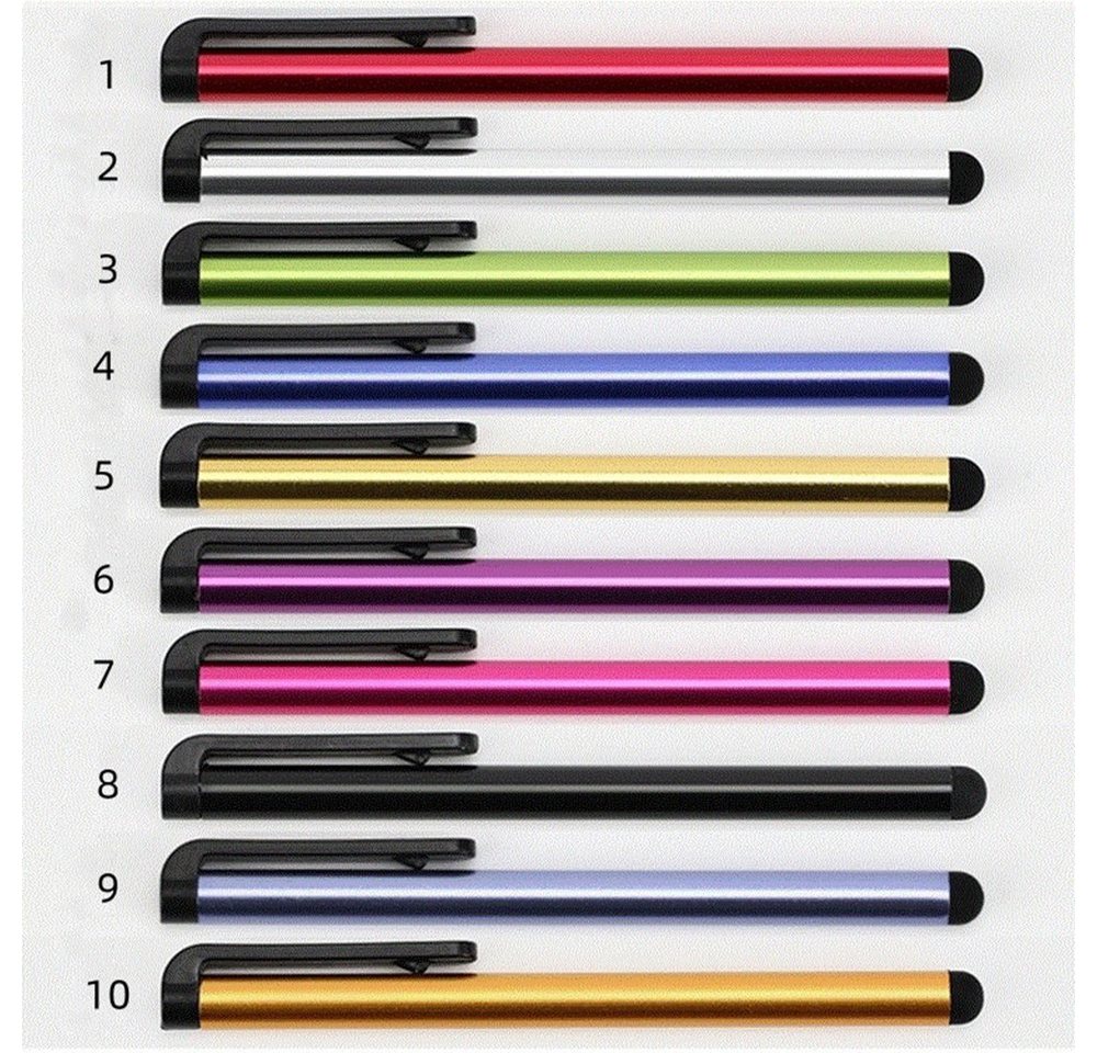 Coonoor Eingabestift 10 Stück Touchstift Stylus Pen Touchscreen Stift für präzises Tippen auf Touchscreen-Geräten Bild 3