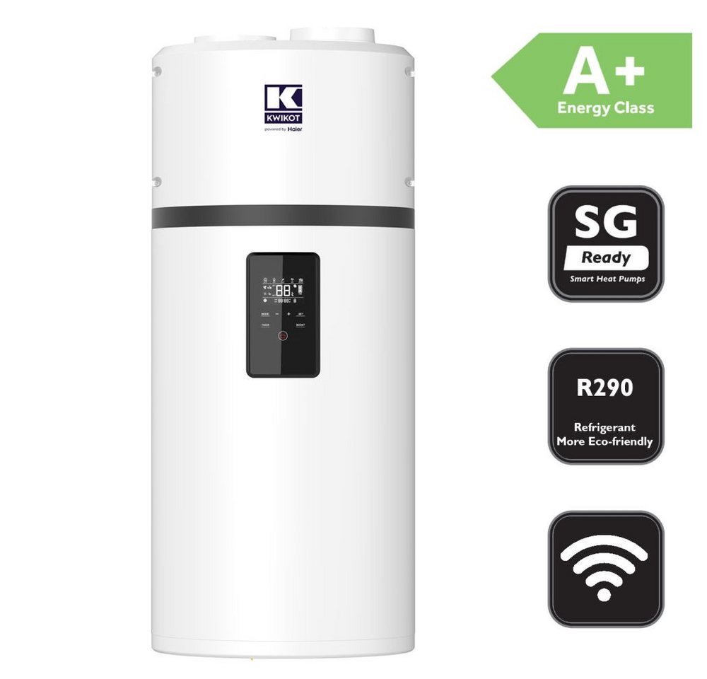 Haier Warmwasser-Wärmepumpe Kwikot by Haier Brauchwasserwärmepumpe Trinkwasser HP150M8-9 150L R290, Energieklasse A+ Bild 2