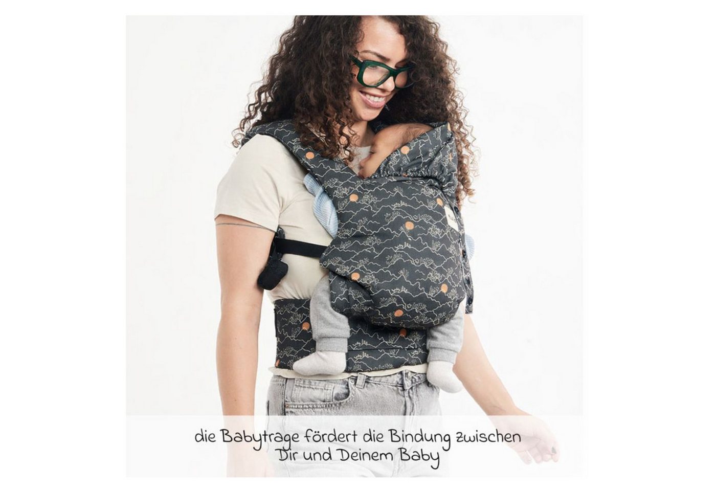 Tula Babytrage Explore Mesh - Mojave, Bauchtrage Rückentrage & Wetterschutz ab Geburt von 3,2 kg - 20,4 kg Bild 2