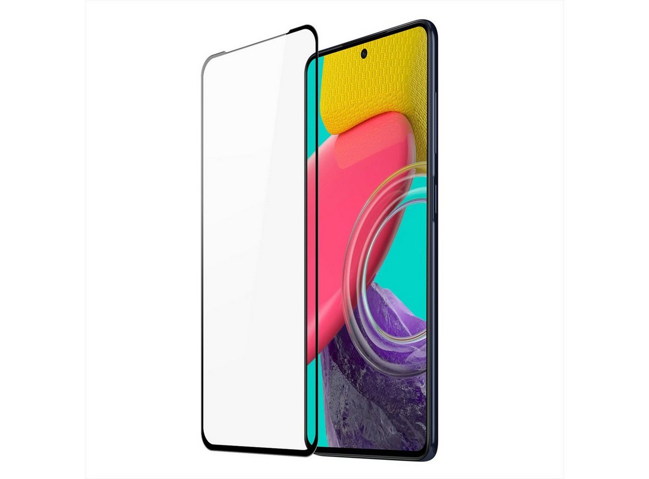 COFI 1453 Schutzfolie 5D Schutz Glas kompatibel mit Samsung Galaxy Xcover 7
