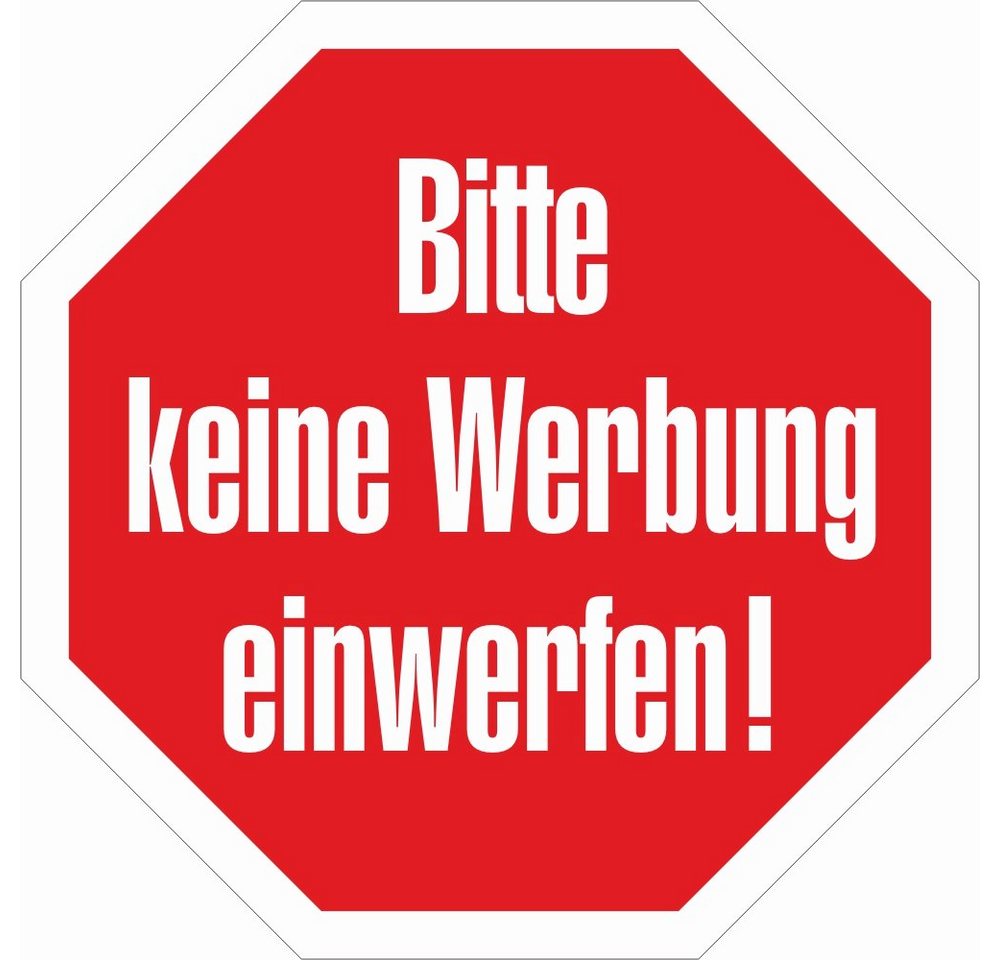 SafetyMarking Hinweisschild Bitte keine Werbung einwerfen (2 Motive) Bild 2