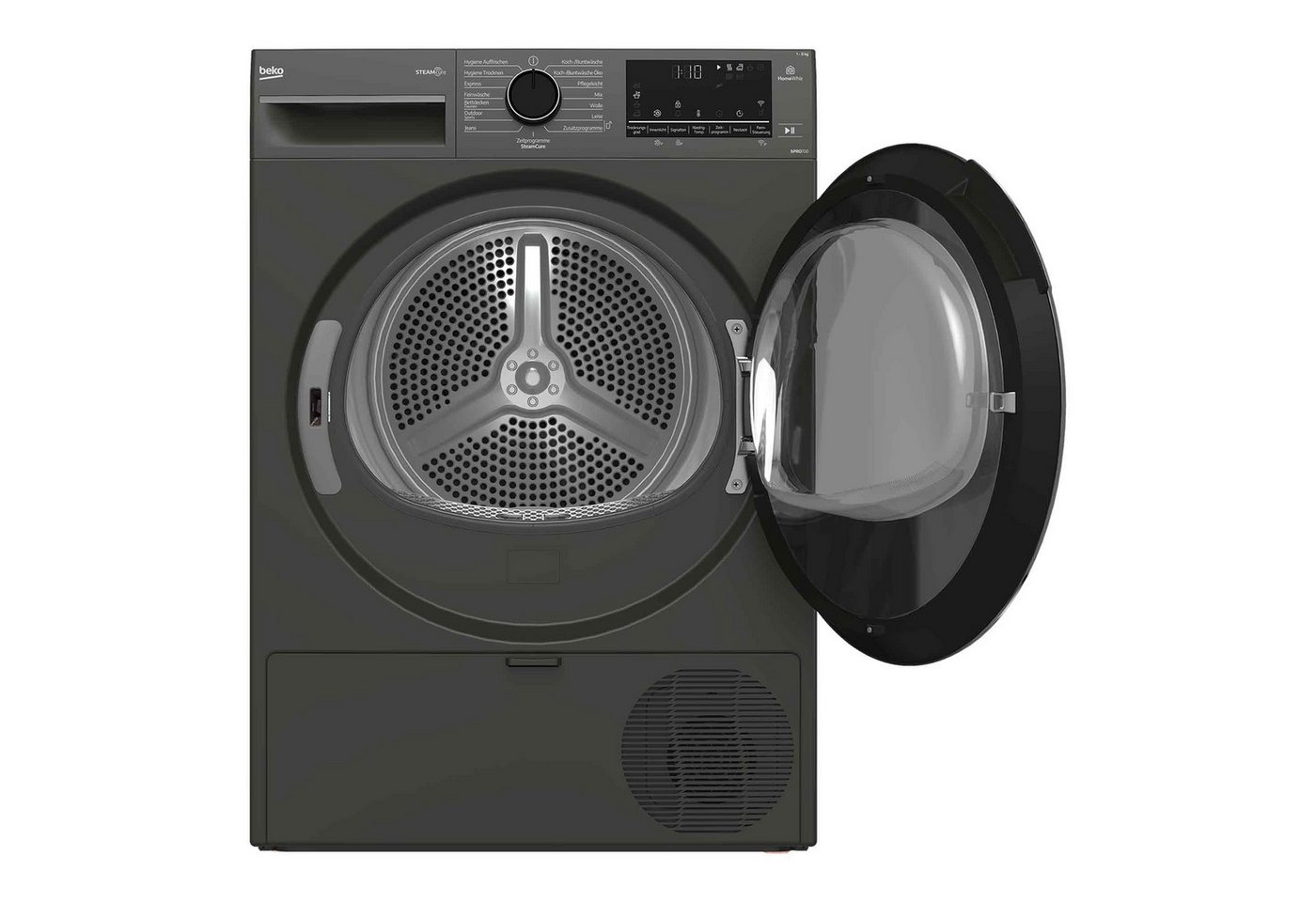 BEKO Wärmepumpentrockner BMG7TDT8820R, HomeWhiz, Leise-Programm, Knitterschutz