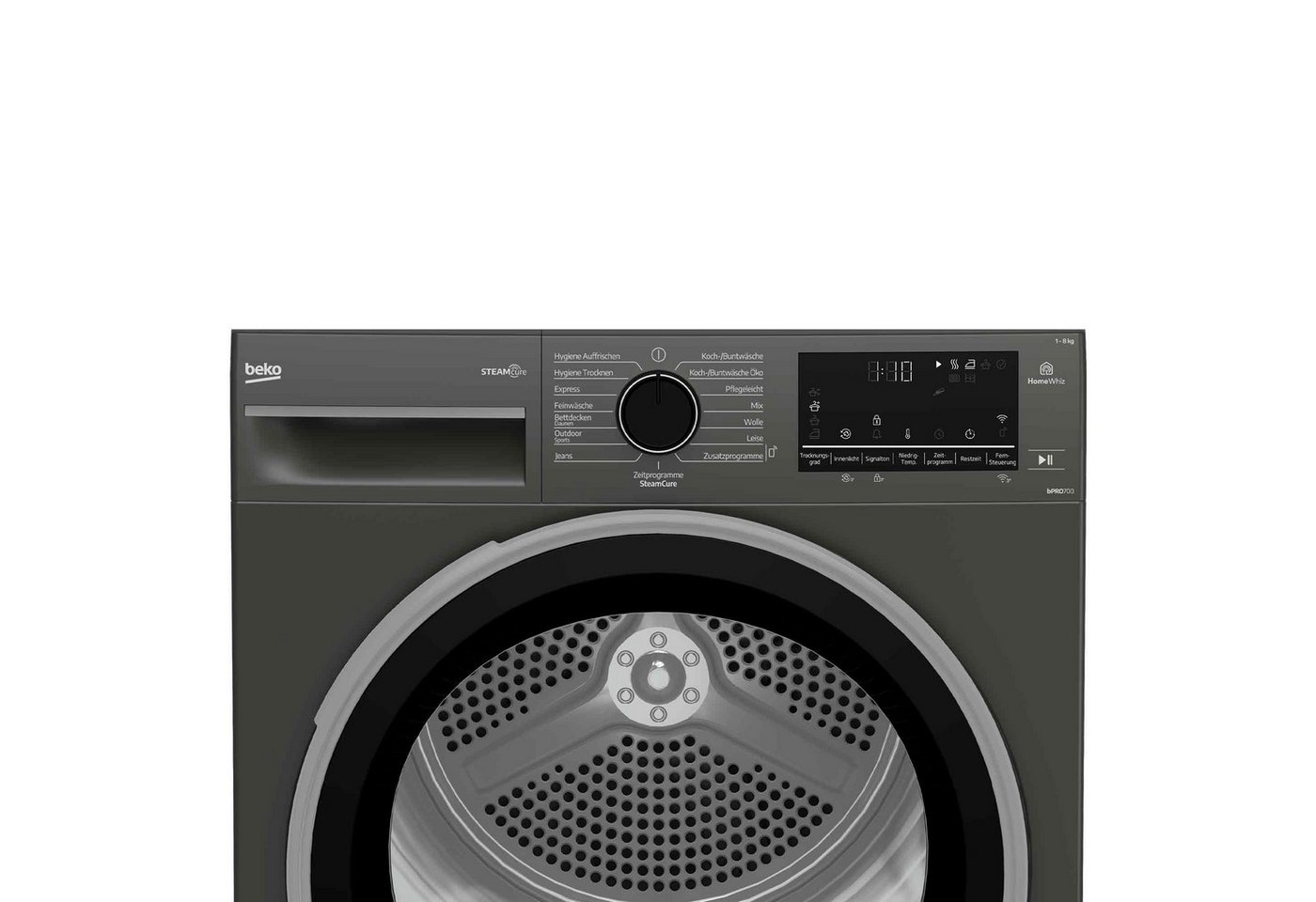 BEKO Wärmepumpentrockner BMG7TDT8820R, HomeWhiz, Leise-Programm, Knitterschutz Bild 2