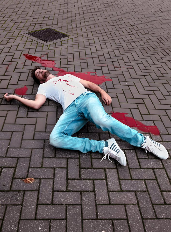 Boland Theaterschminke Kunstblut Kanister 2L, Großzügige Menge Kunstblut für großflächiges Gesplatter Bild 2