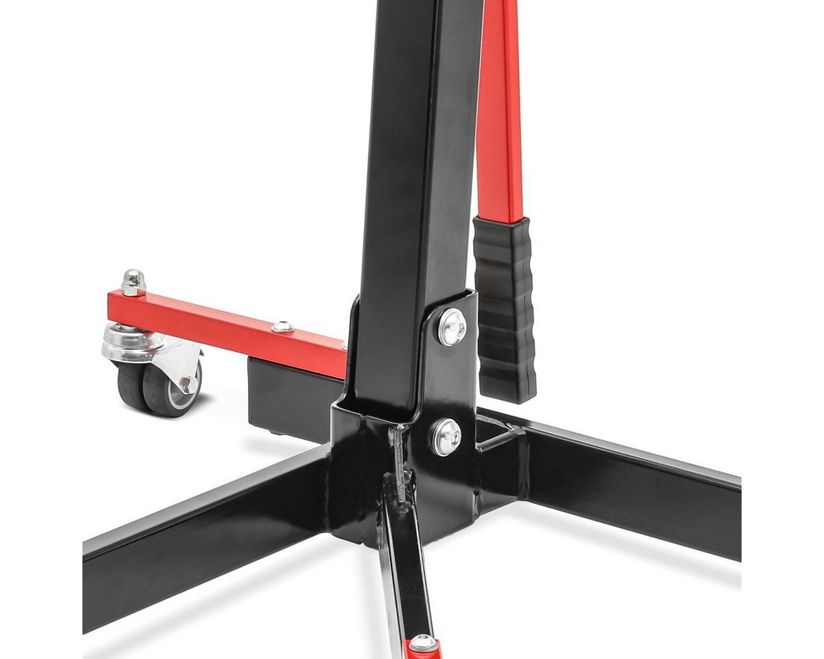 ConStands Motorradheber Zentralständer ohne Adapterplatte rot Motorradheber # Power-Evo Bild 3