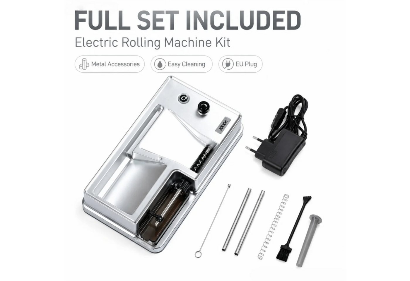 Fyrove Zigarettenanzünder-Verteiler Automatische Tabakfüllmaschine,für 6,5&8mm Hülsen (kompakt, Geschenkidee) Bild 4