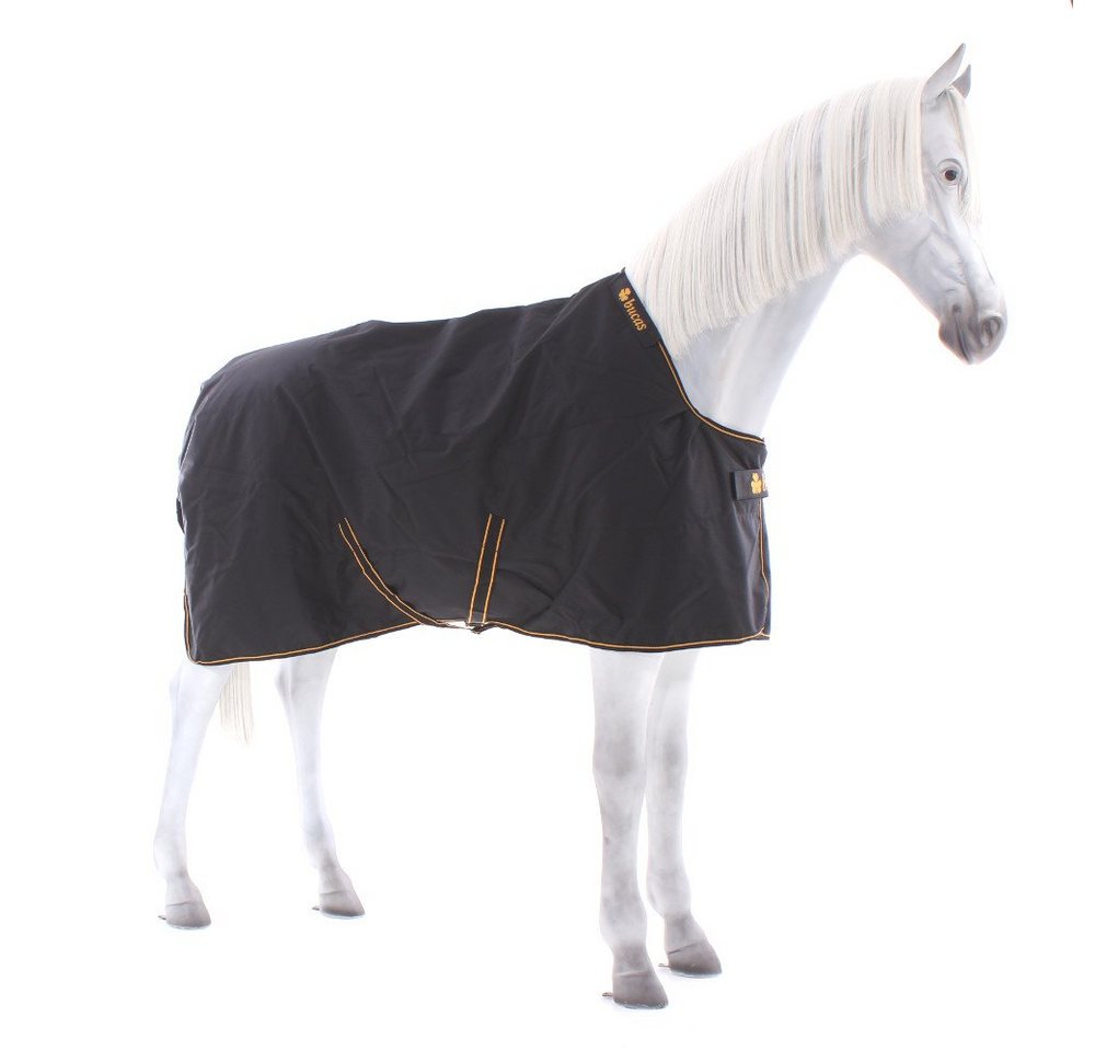 Bucas Pferde-Thermodecke Bucas Irish Turnout Medium 150g Classic - black/gold Bild 4