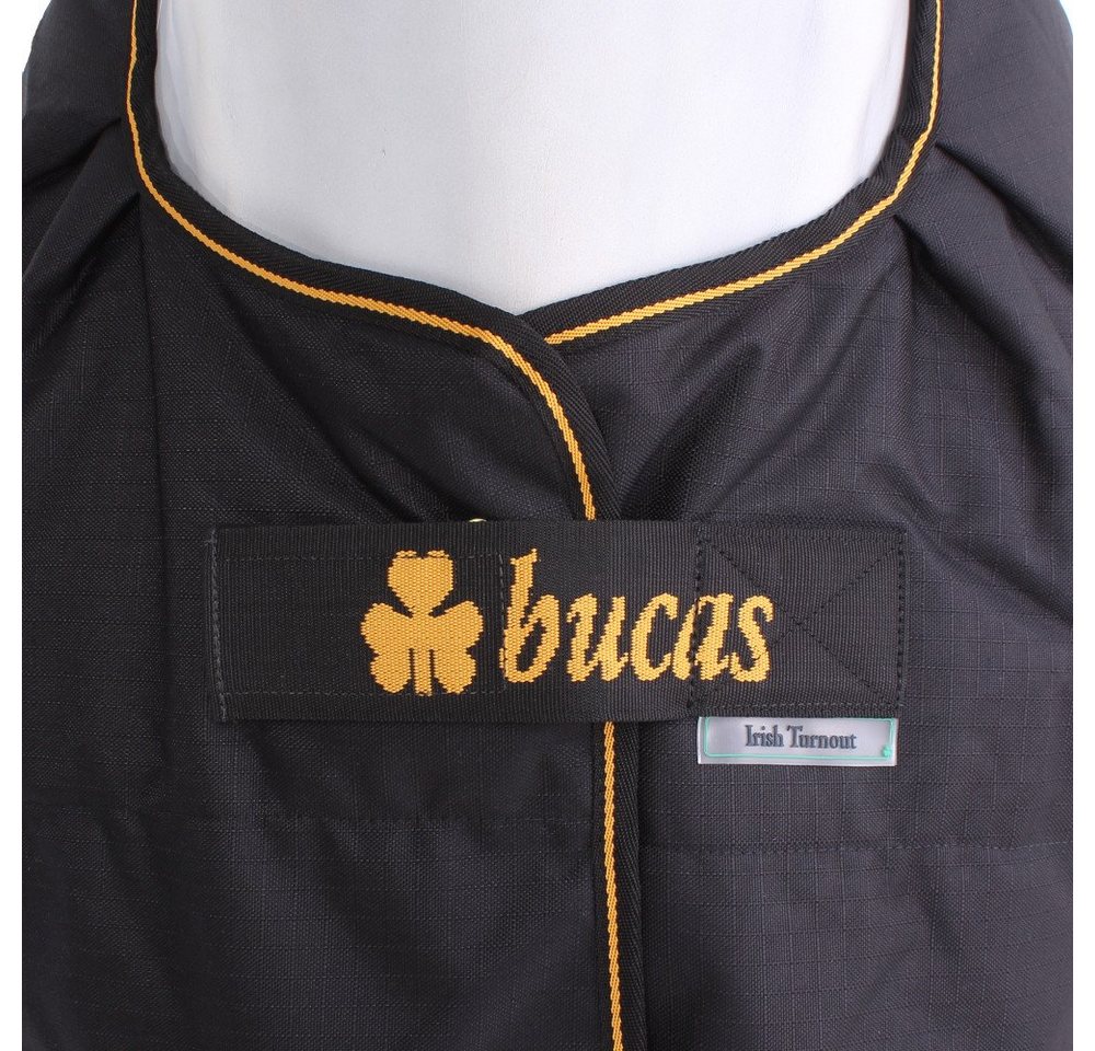 Bucas Pferde-Thermodecke Bucas Irish Turnout Medium 150g Classic - black/gold Bild 5