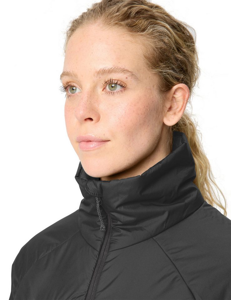 VAUDE Fahrradjacke WOMEN'S WINTRY INSULATION JACKET sportlicher Stil, mit PrimaLoft®-Wattierung, hoher Stehkragen
