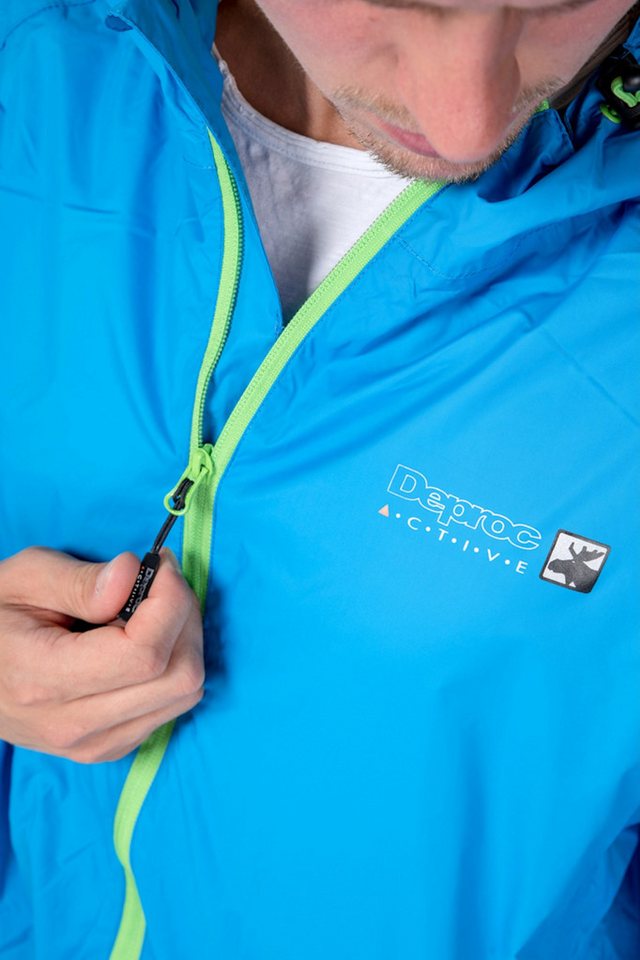 DEPROC Active Outdoorjacke ROBSON II leichte Wanderjacke Regenjacken MN wasserdicht auch in Großen Größen erhältlich