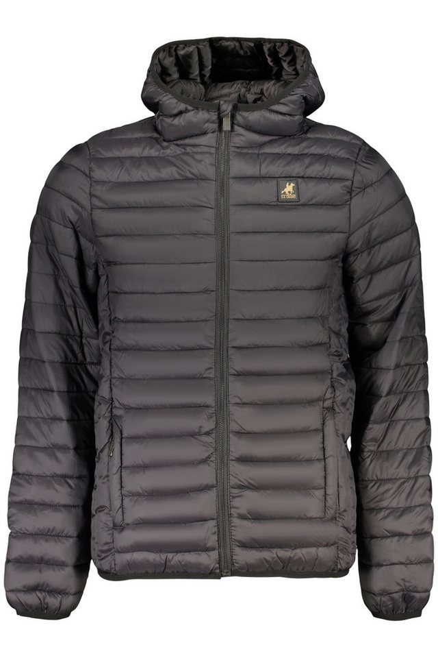 U.S. Polo Outdoorjacke Stylische schwarze Herrenjacke mit Kapuze und vielen Taschen Bild 3
