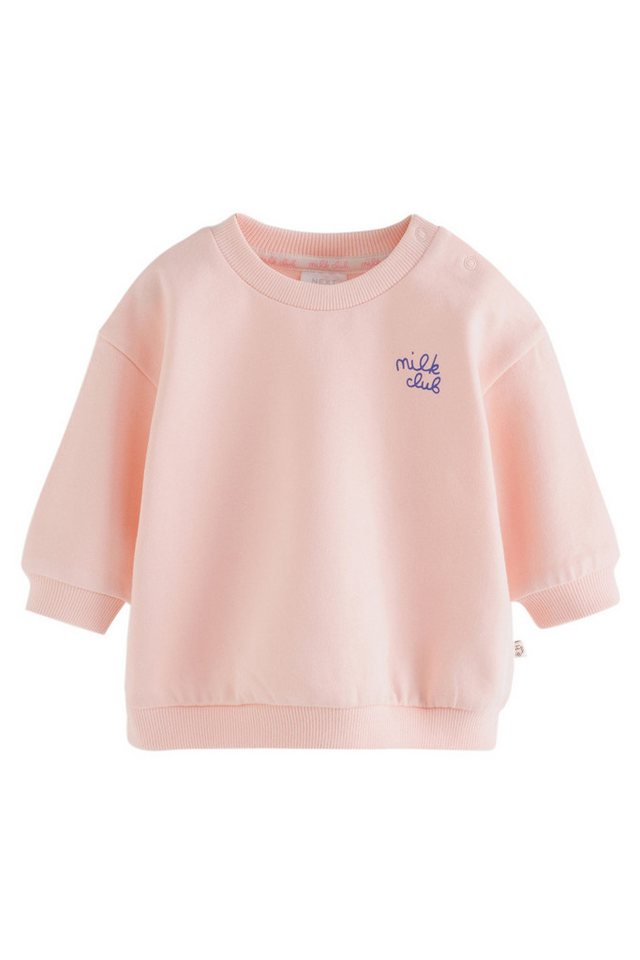 Next Sweatanzug Baby Sweatshirt und Jogginghose mit weitem Bein im (2-tlg)