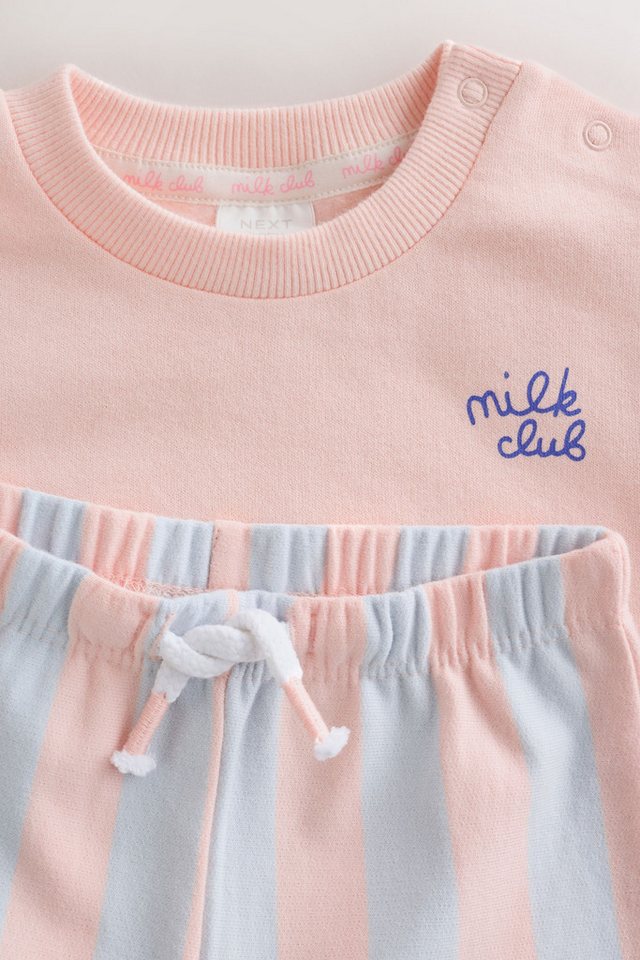 Next Sweatanzug Baby Sweatshirt und Jogginghose mit weitem Bein im (2-tlg) Bild 4