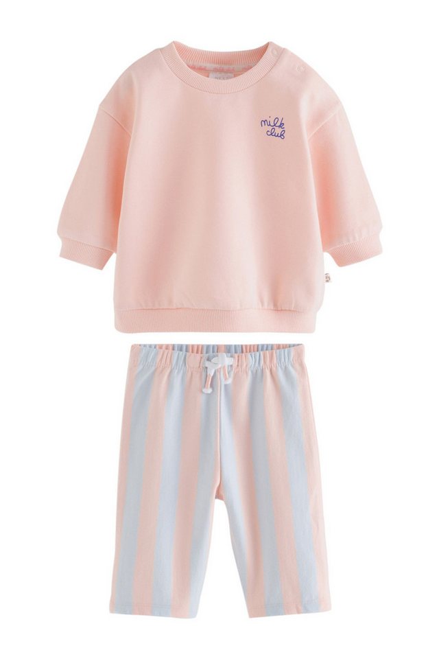 Next Sweatanzug Baby Sweatshirt und Jogginghose mit weitem Bein im (2-tlg) Bild 5