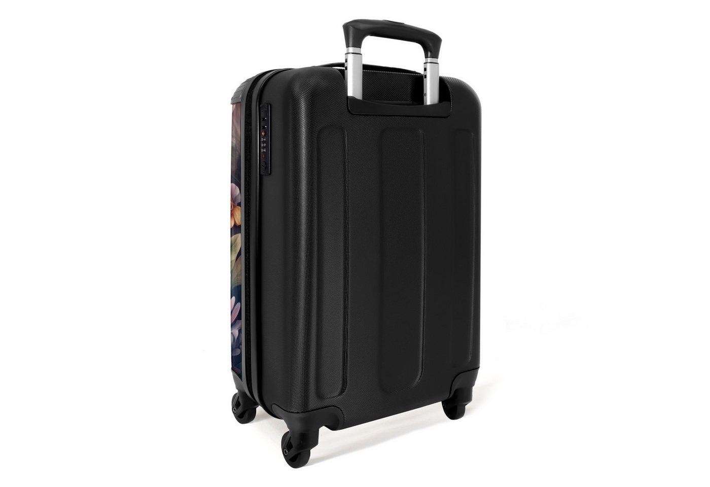 NoBoringSuitcases.com© Kinderkoffer Meeresschildkröte zwischen Unterwasserblumen 55x35x20cm, Kinder Koffer Klein, Trolley Handgepäck, Reisekoffer Bild 2
