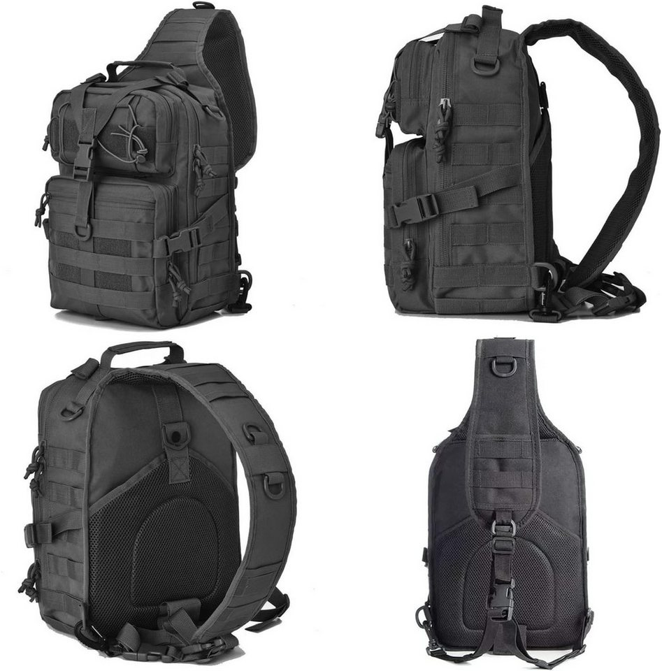 MOPUEA Tagesrucksack 20L Taktische Sling Schulter Rucksack, Brusttasche, Umhängetasche Bild 5