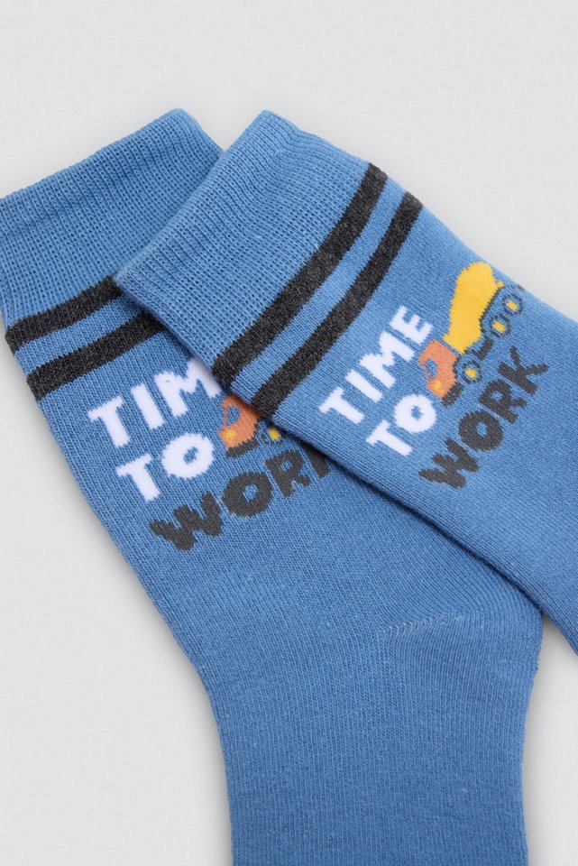 YSABEL MORA Thermosocken Ysabel Mora 3er Pack Jungen Thermosocken Socken Strümpfe Baustelle (3-Paar) Bild 2