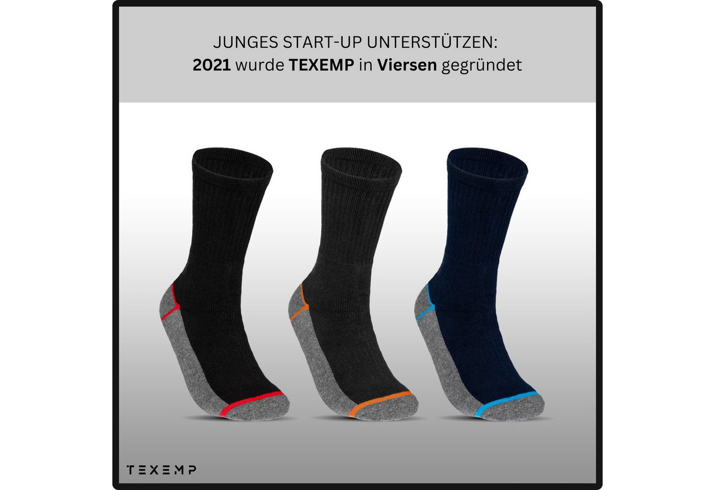 TEXEMP Thermosocken 6 - 12 Paar Thermo Socken Winter Sport Socken Dicke Socken Arbeit (Packung, 12-Paar) Bild 4