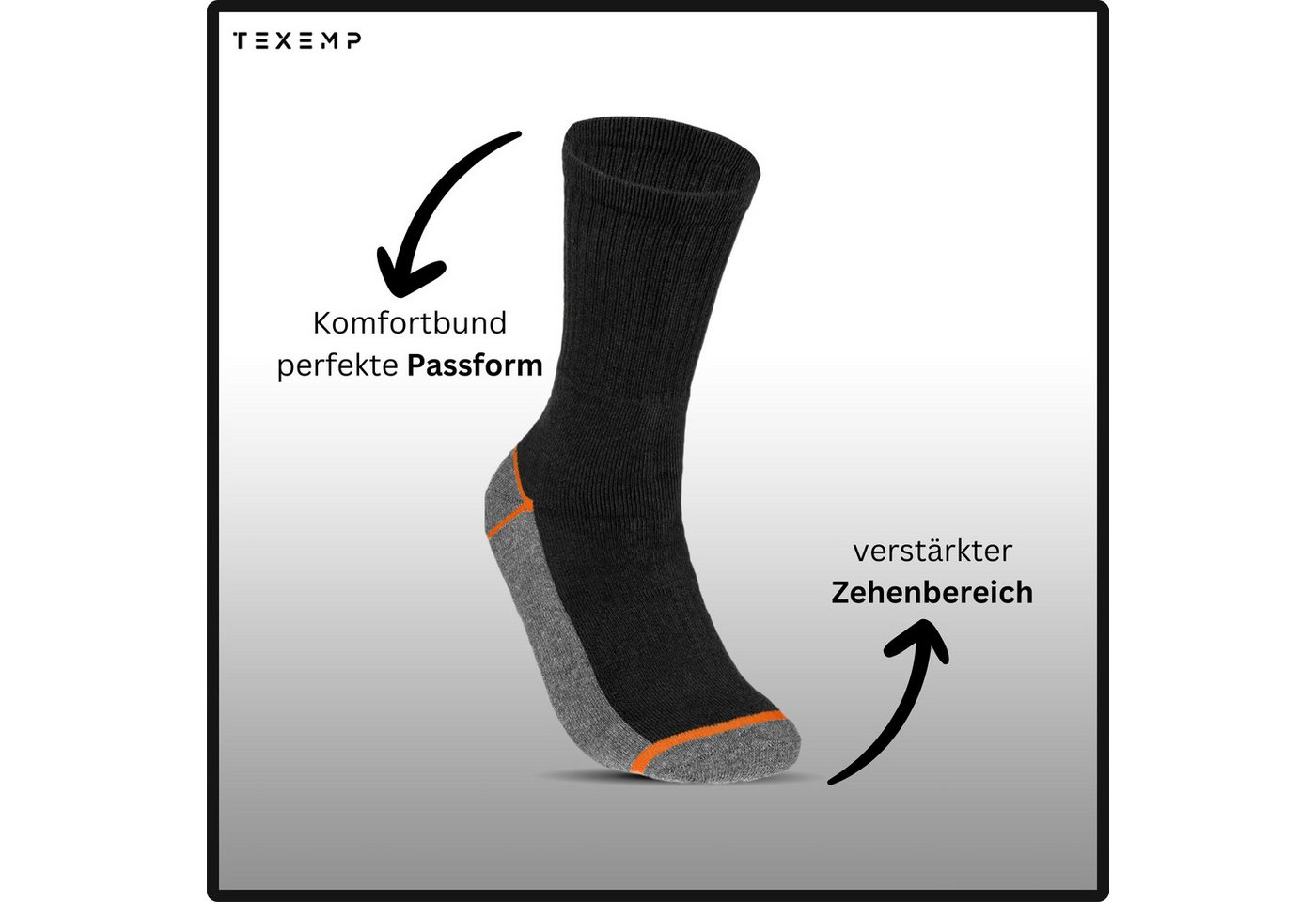 TEXEMP Thermosocken 6 - 12 Paar Thermo Socken Winter Sport Socken Dicke Socken Arbeit (Packung, 12-Paar) Bild 5
