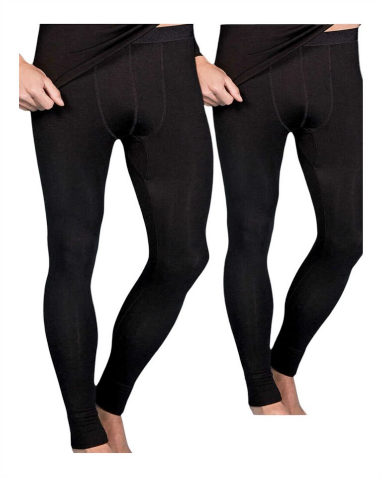 DDOnlineShop Thermounterhose Lange Unterhosen Herren A-755 (Packung,Set, 2-St., 2 Stück) Premium Qualität
