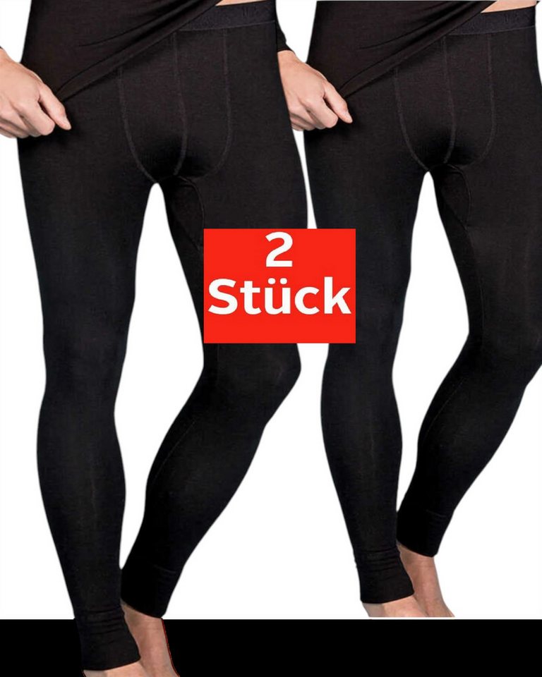 DDOnlineShop Thermounterhose Lange Unterhosen Herren A-755 (Packung,Set, 2-St., 2 Stück) Premium Qualität Bild 4
