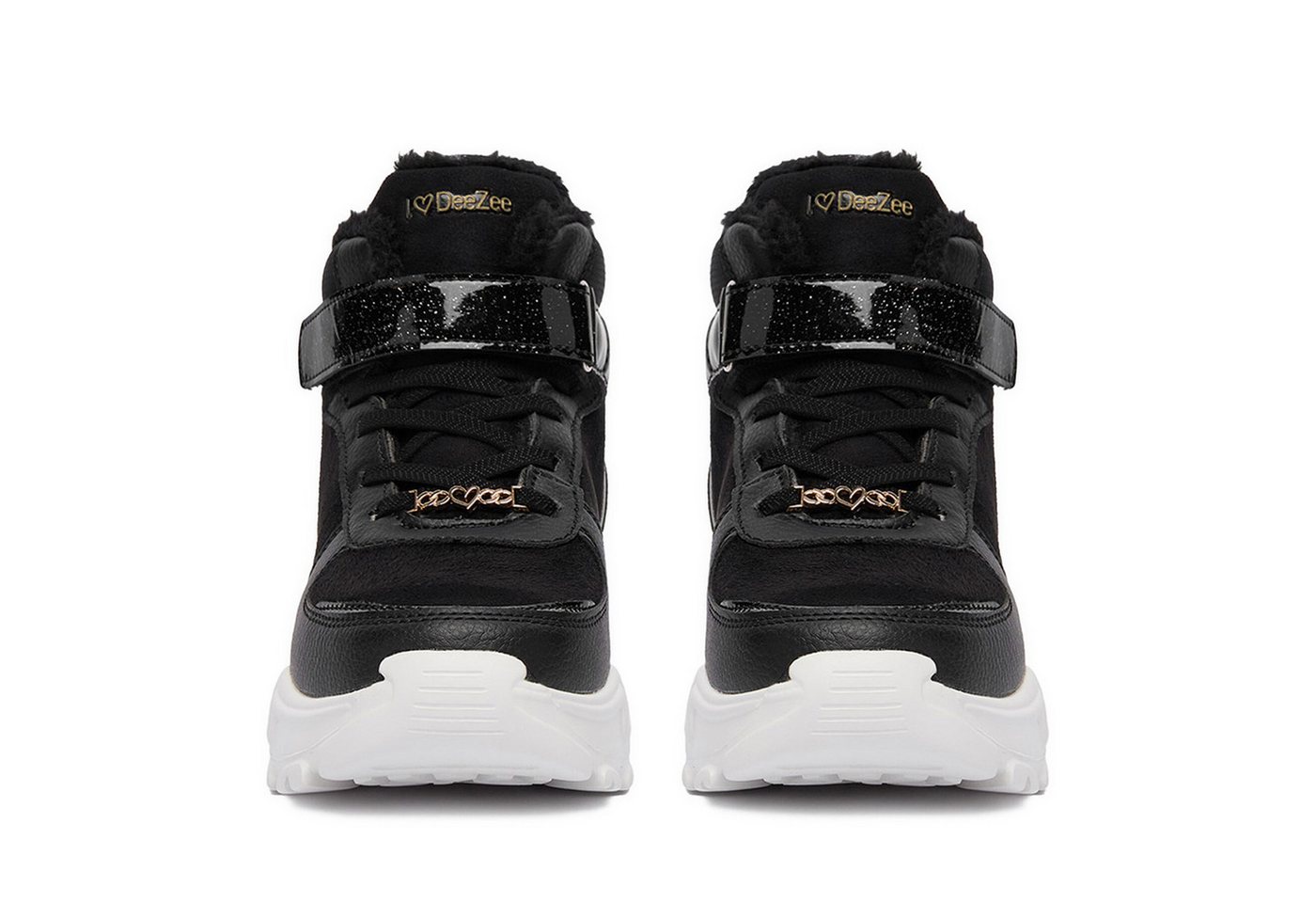 DeeZee Deezee Mädchen Turnschuhe 5907964506843 Schwarz Walkingschuh Bild 3
