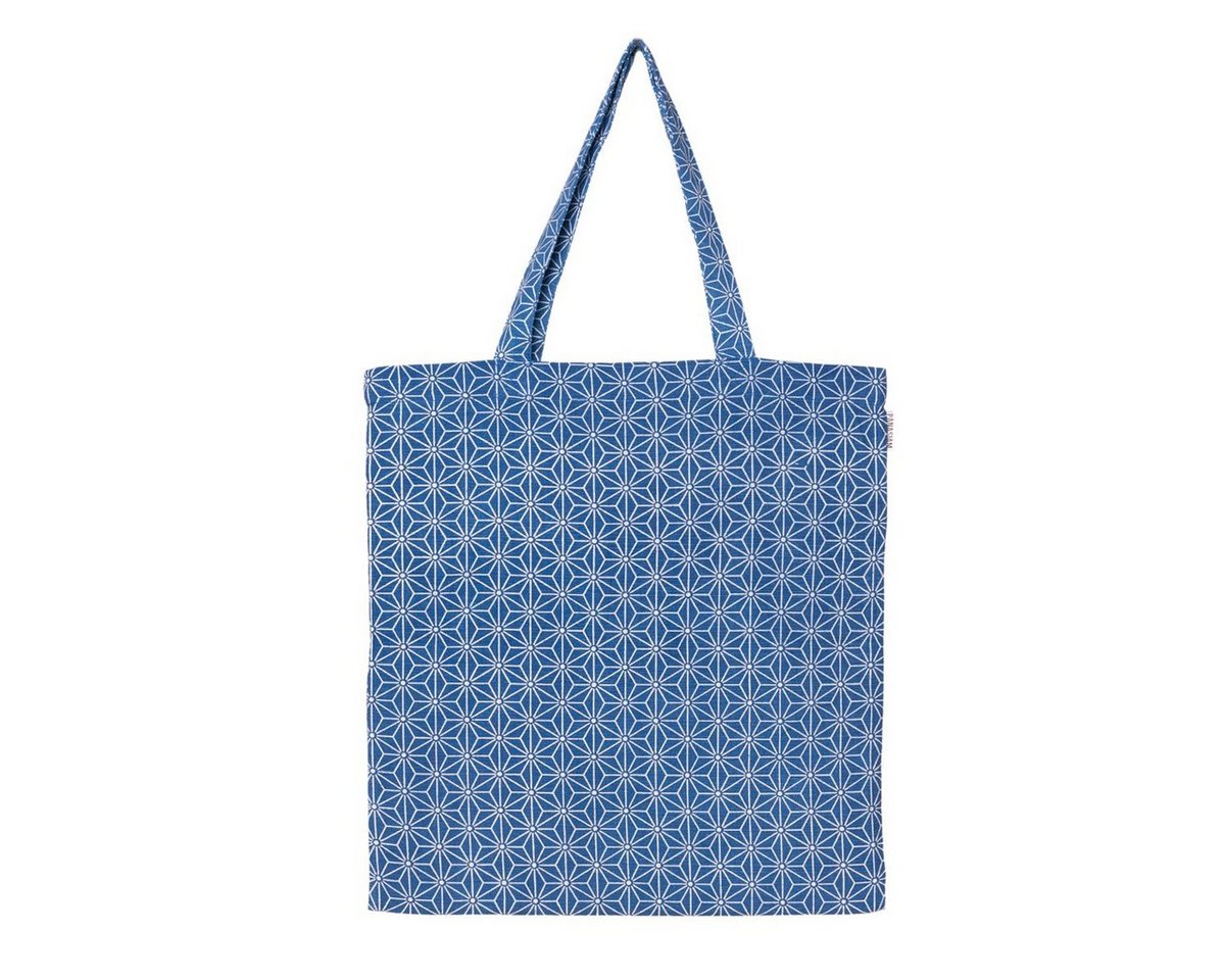 PANASIAM Freizeittasche Geometrix Baumwollbeutel auch als Einkaufstasche oder Schuhbeutel, aus 100% Baumwolle Jutebeutel mit traditionellen japanischen Mustern