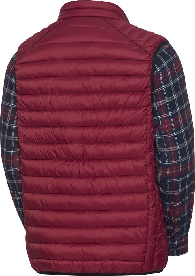 Ducktail Funktionsweste (Packung, 3x je 1 Steppweste und 1 Flanellhemd) zeitloser Stil, perfekt abgestimmt