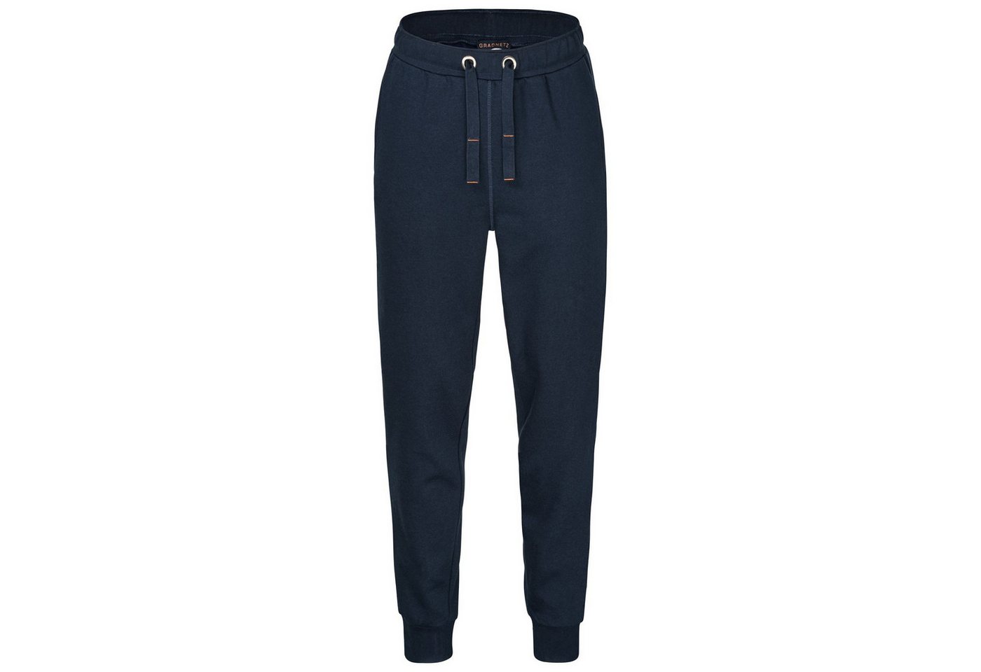 Gradnetz Trainingshose Herren Jogginghose Bio Baumwolle (1-tlg) formstabiler kuscheliger bequemer Tragekomfort, Bündchen, Biobaumwolle Bild 2