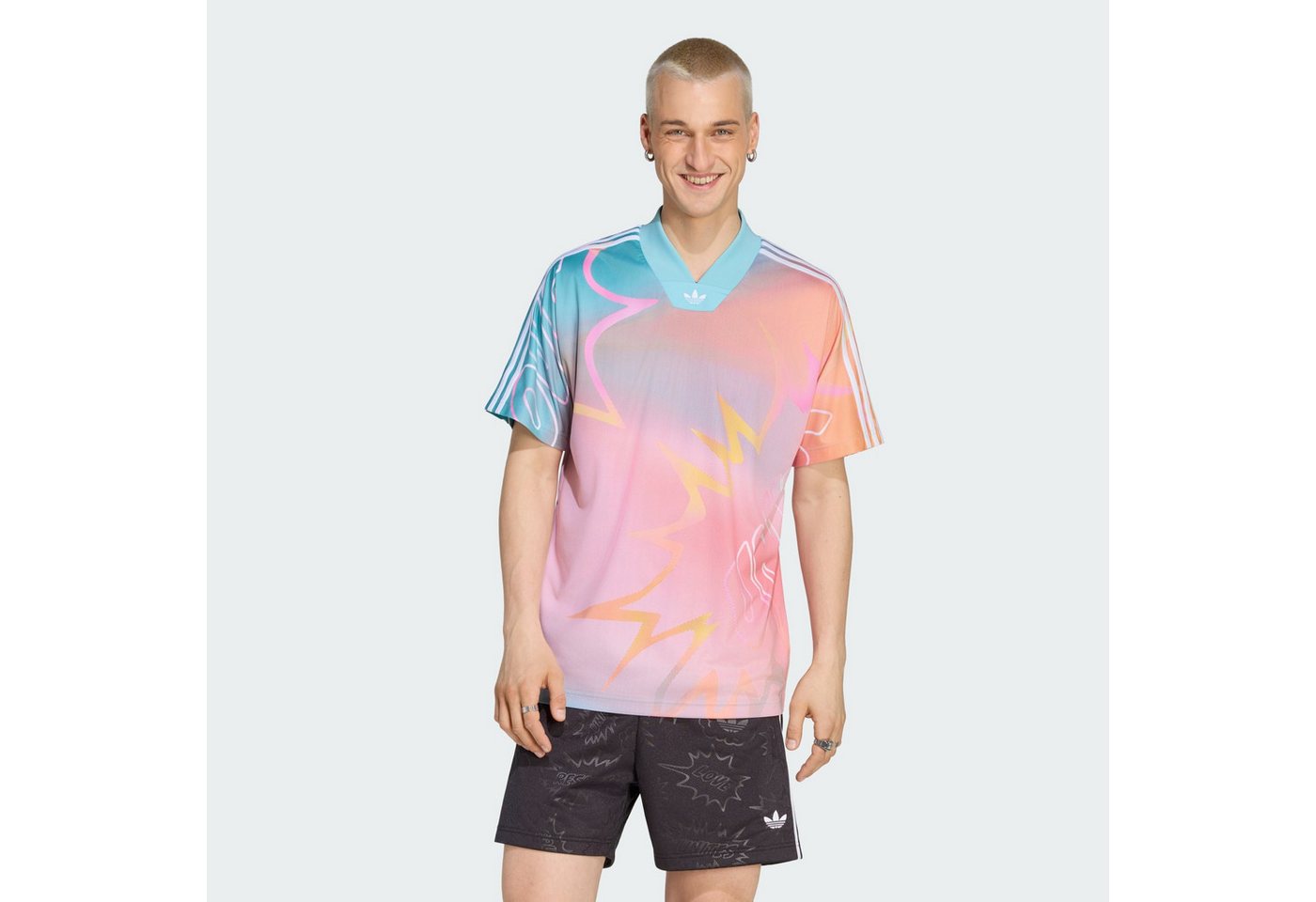adidas Originals Fußballtrikot LOVE UNITES AOP JERSEY (1-tlg) Bild 2