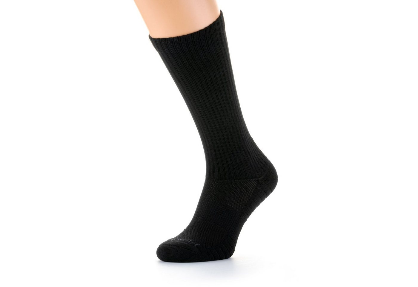 Hirschthal Funktionssocken 2, 4, 8 Paar Funktionssocken Sportsocken Socken Schwarz (8-Paar) Atmungsaktiv