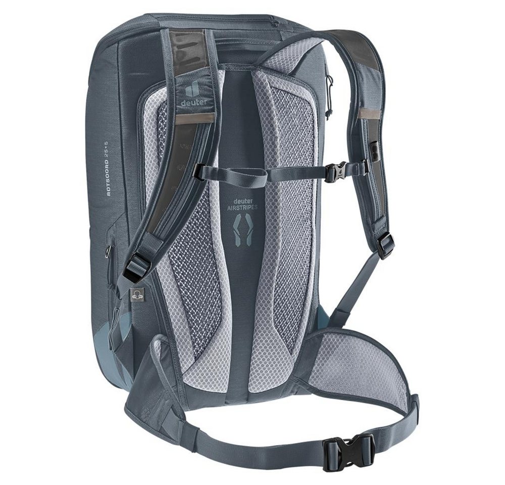 deuter Fahrradrucksack Rotsoord 25+5, verstellbarer Brustgurt, abnehmbarer Hüftgurt, gepolsterte Schulterträger, Seitliche Smartphone Tasche, Laptopfach Bild 2