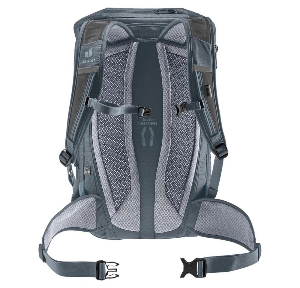 deuter Fahrradrucksack Rotsoord 25+5, verstellbarer Brustgurt, abnehmbarer Hüftgurt, gepolsterte Schulterträger, Seitliche Smartphone Tasche, Laptopfach Bild 3