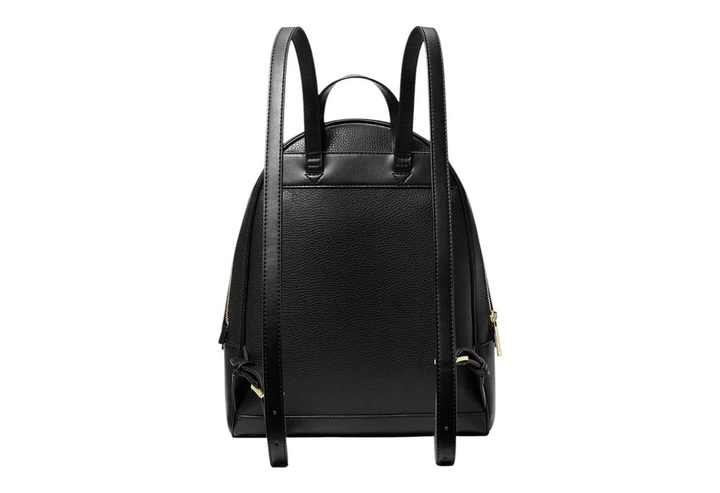MICHAEL KORS Rucksack Michael Kors Rhea Medium Rucksack Schwarz genarbtes Leder Gold Bild 4
