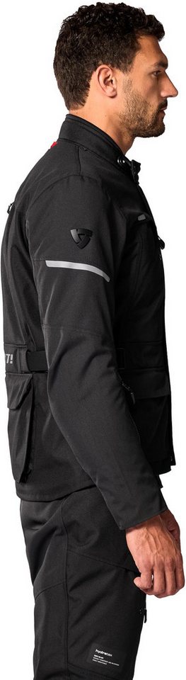 Revit Motorradjacke Outback 5 H2O wasserdichte Motorrad Textiljacke Rückenprotektor vorbereitet,Brustprotektor vorbereitet,Verbindung Bild 5