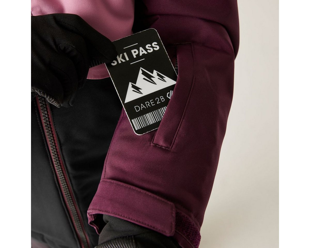Dare2b Skijacke Send It! Jacket Kids Wasserdichte, atmungsaktive Kinderjacke mit recycelter Wattierung und
