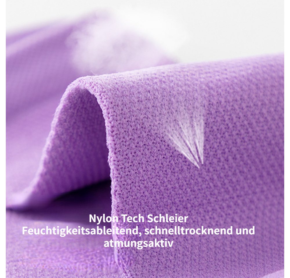 Blusmart Funktionssocken Sportliche Radsocken in der Mitte der Wade, 6 Paar Set (Schweißabsorbierend, atmungsaktiv und rutschfest, Reflektierend Leuchtend) Vier Jahreszeiten Bild 2