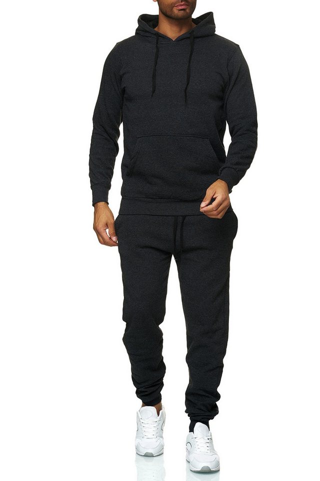 iKENNAS Sportanzug i (hoodie + hose) Anthrazit M
