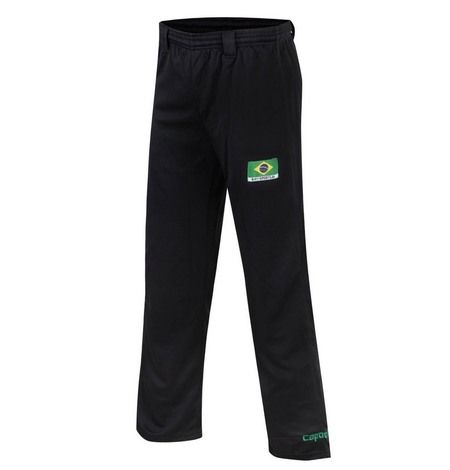 BAY-Sports Sporthose Capoeira Hose Kampfsport Capoeirahose Brasilien schwarz (1-tlg) Yoga Jogging Pilates Tai Chi Kinder und Erwachsene Bild 4