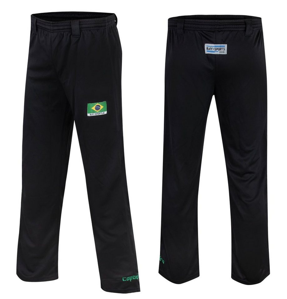 BAY-Sports Sporthose Capoeira Hose Kampfsport Capoeirahose Brasilien schwarz (1-tlg) Yoga Jogging Pilates Tai Chi Kinder und Erwachsene Bild 5