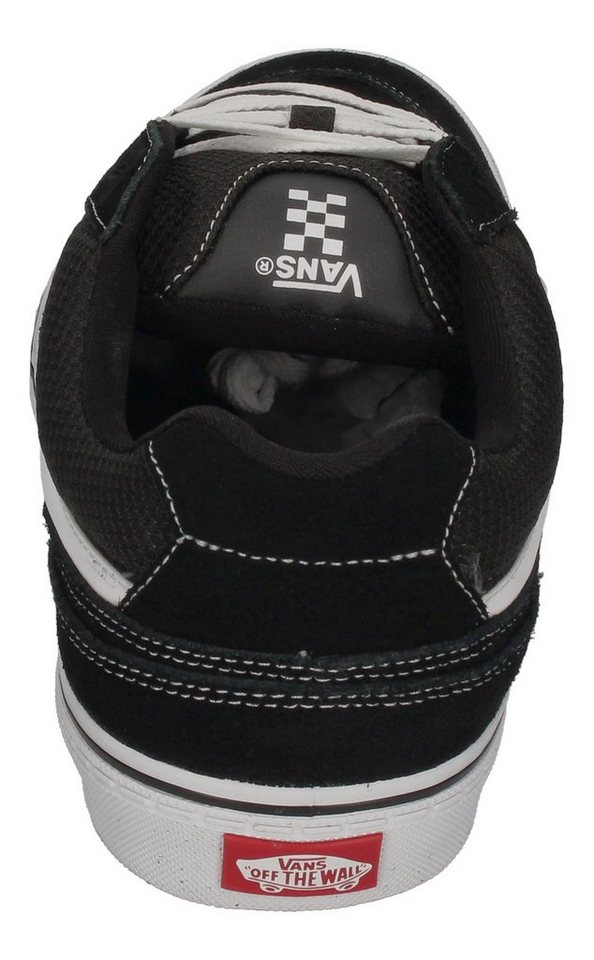 Vans CALDRONE Suede Mesh Skateschuh Black White Bild 2