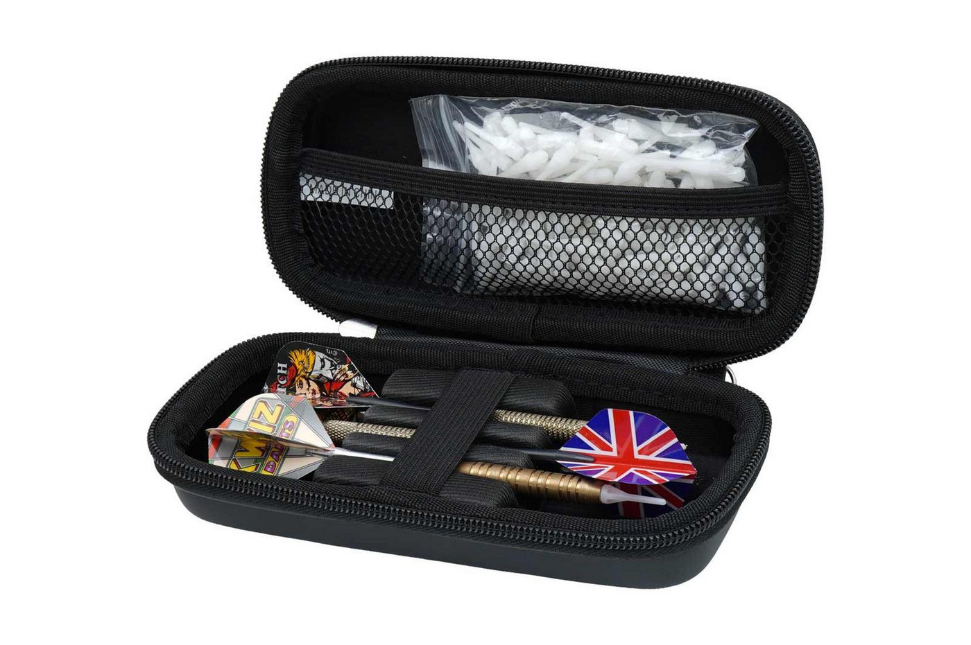 caseroxx Sporttasche Darts Schutztasche für (1-tlg., Darts Schutztasche), Netztasche Bild 4