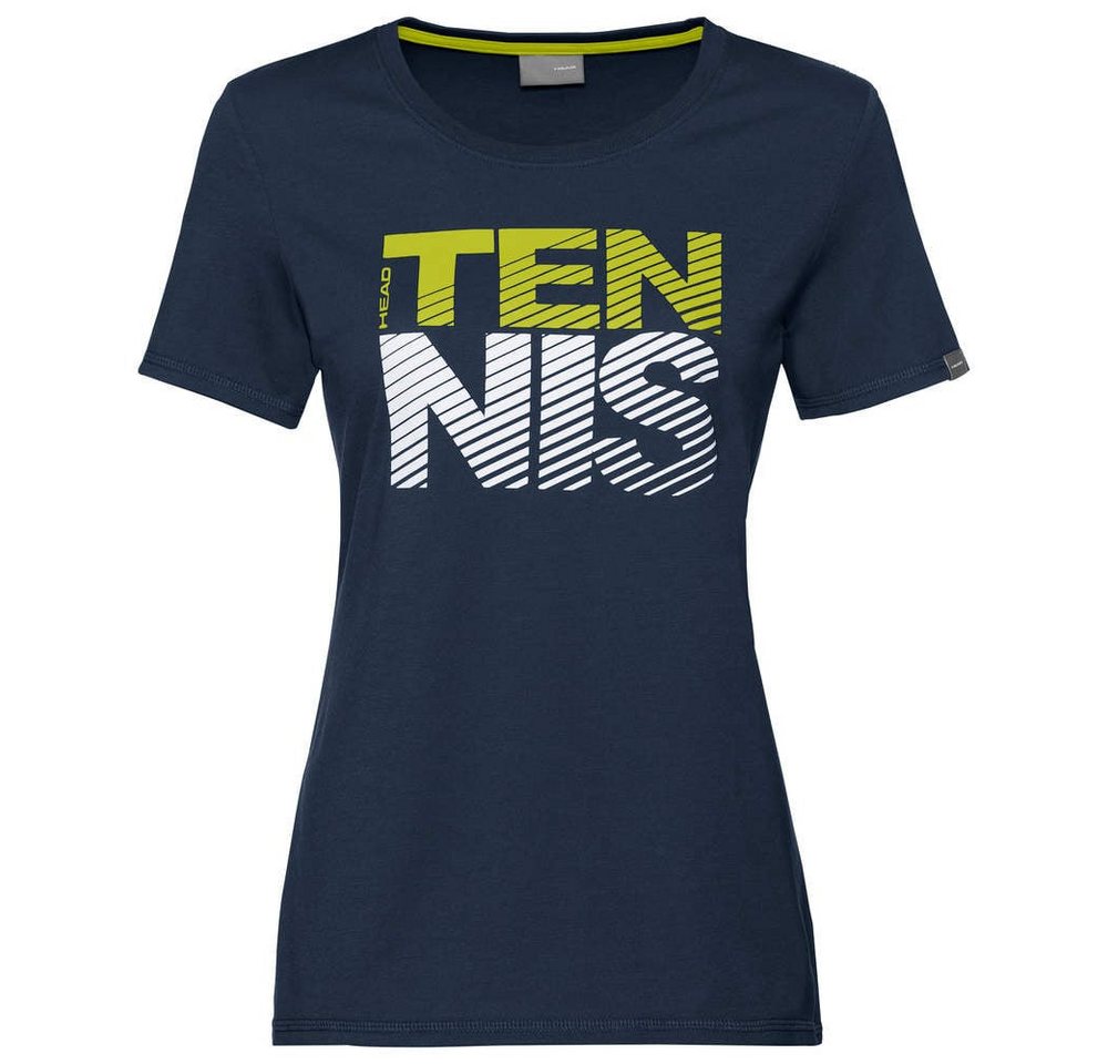 Head Tennisshirt Club Lisa (Polyester/Baumwolle) dunkelblau Damen Bild 2