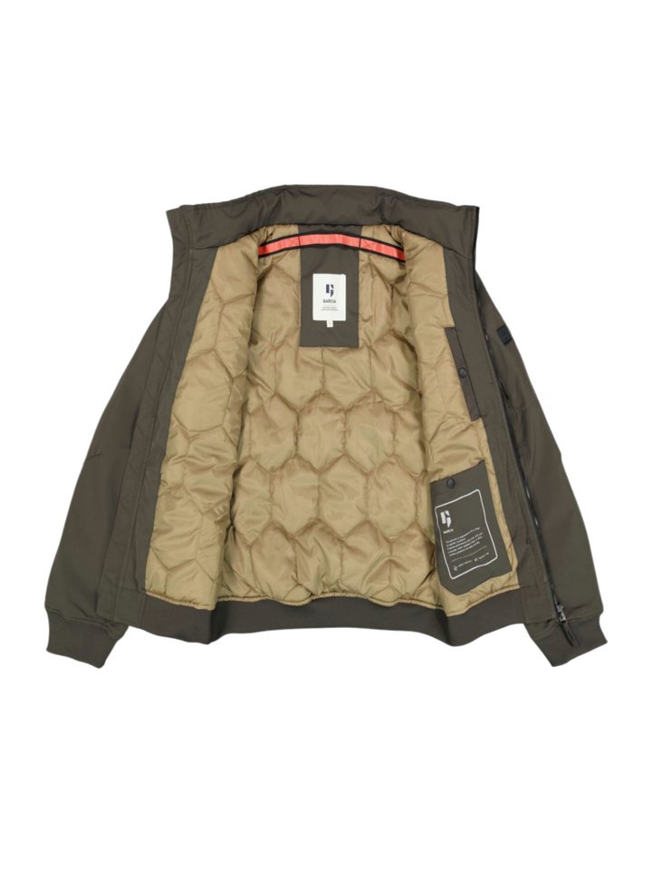 Garcia Outdoorjacke grün,Freizeit,Polyamid,Unifarben,Stehkragen,Langarm,Regular Fit Bild 2