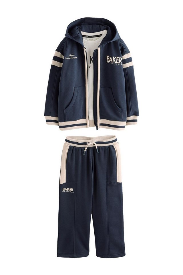 Baker by Ted Baker Sweatanzug Baker by Ted Baker Jacke, T-Shirt und Jogginghose (3-tlg)