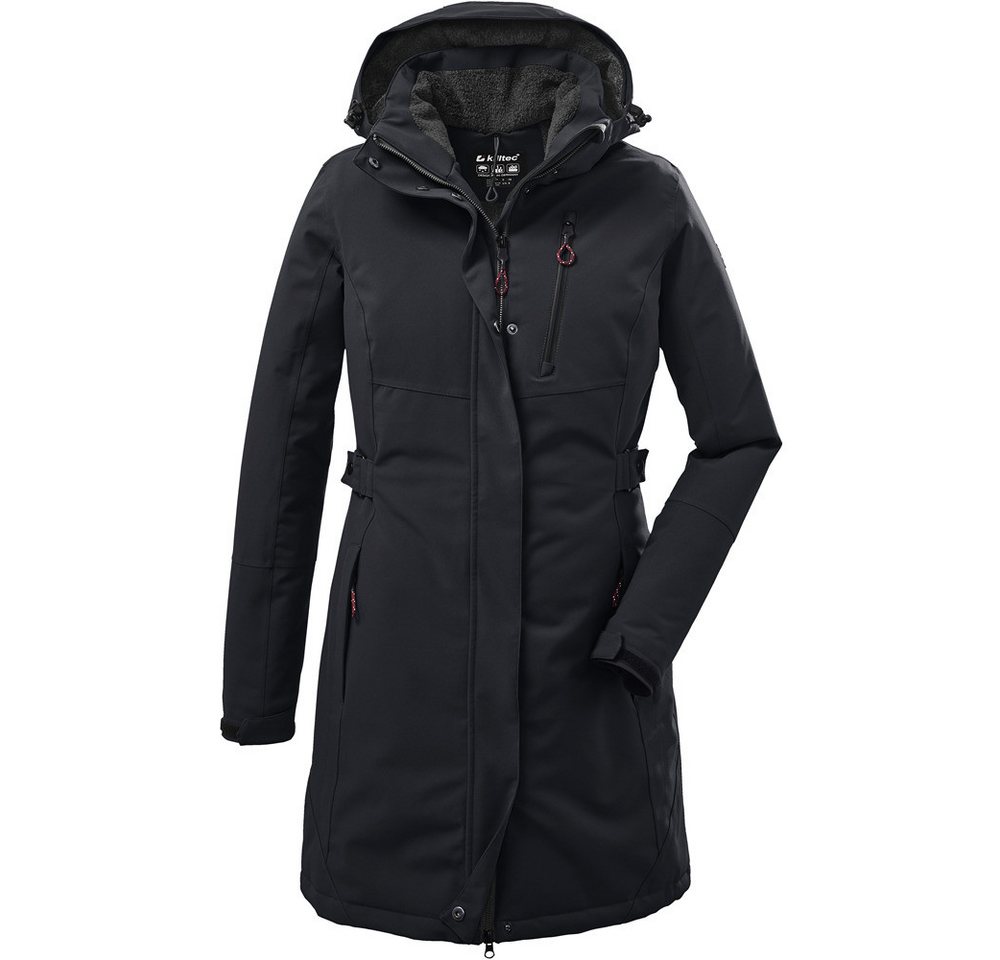 Killtec Funktionsparka Killtec Alisi II Damen Winter Winterparka große Größen (46-54) Wasserdichter Damen Funktionsparka in Übergrößen mit Teddyfutter