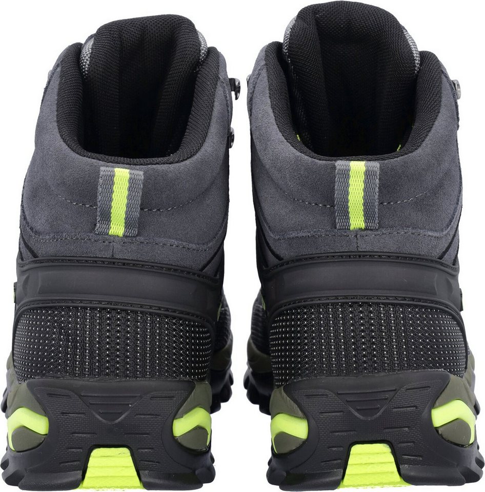 CMP RIGEL MID TREKKING SHOES WP GREY-YELLOW FLUO Wanderschuh Bild 5