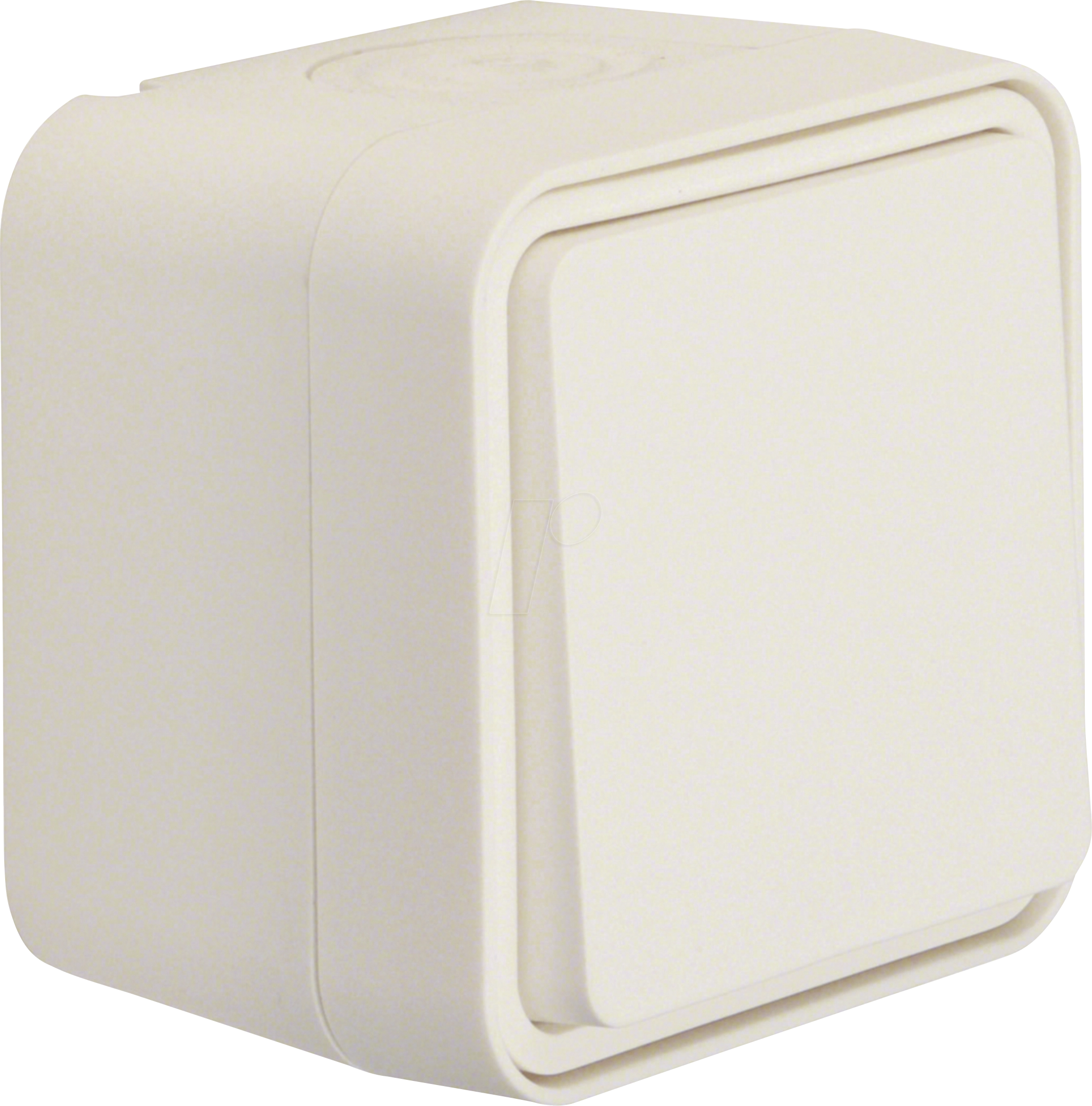 HAGER WNC001B - Wechselschalter W.1, AP, IP55, polarweiß